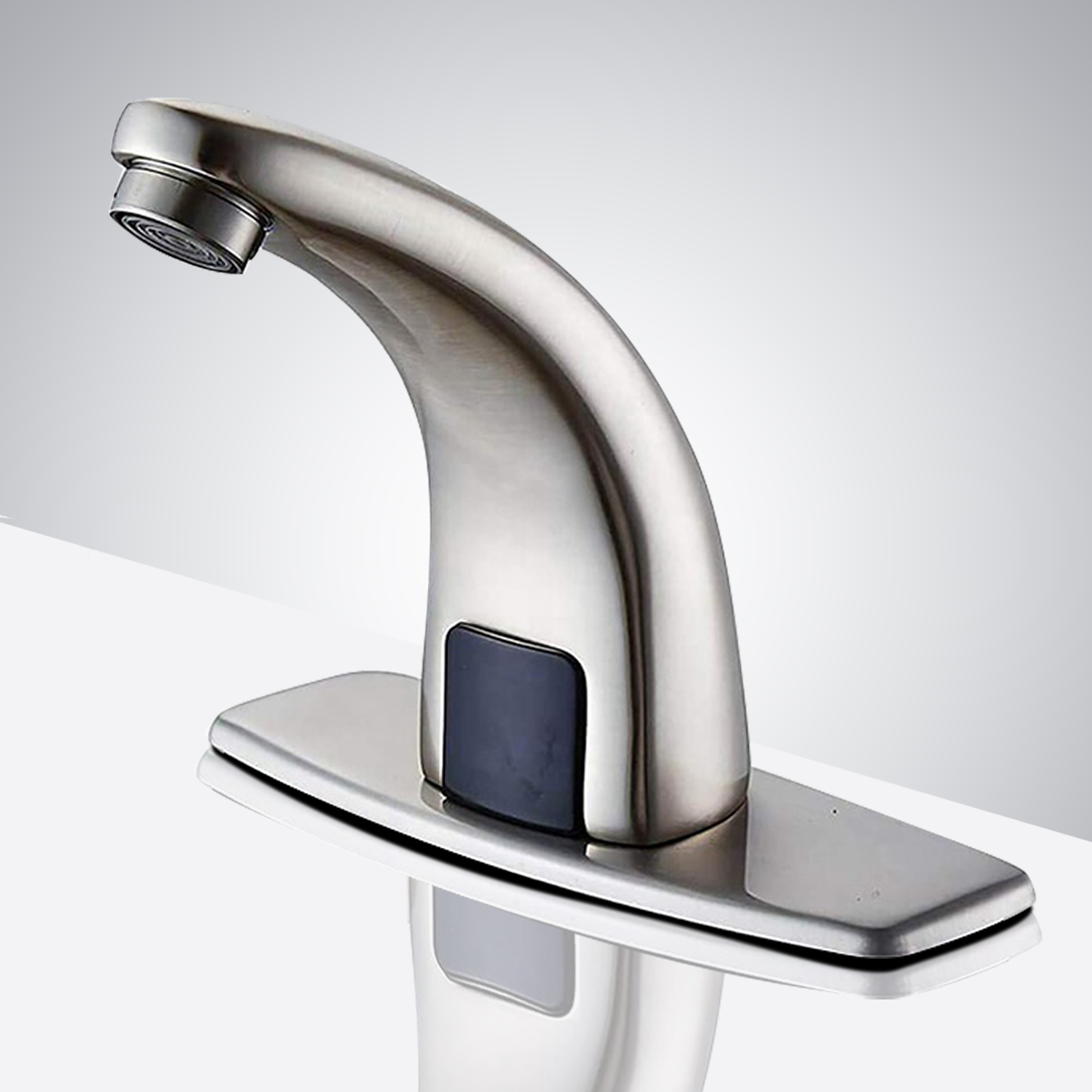 Melo Automatic Commercial Sensor Brushed Nickel Faucet 